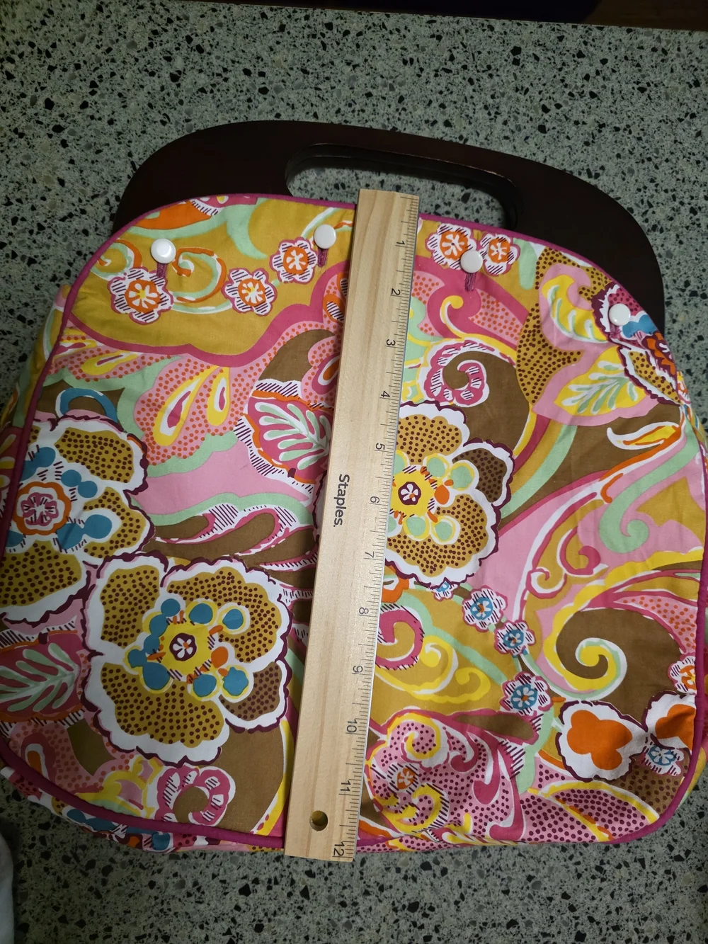 Vibrant Floral Multicolor Women’s Handbag